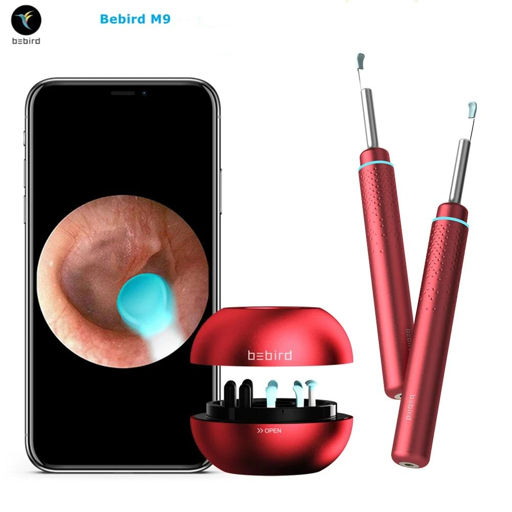 Bebird M9S Ear Cleaning Endoscope Camera 3.5 mm Wifi Otoscope Smart Visual Ear Stick Health Care Ear Care