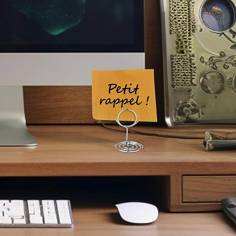 40PCS Table Number Holders Place Card Holder Cards Stand Name Menu Clips Table Sign Holders For Wedding Birthday Party