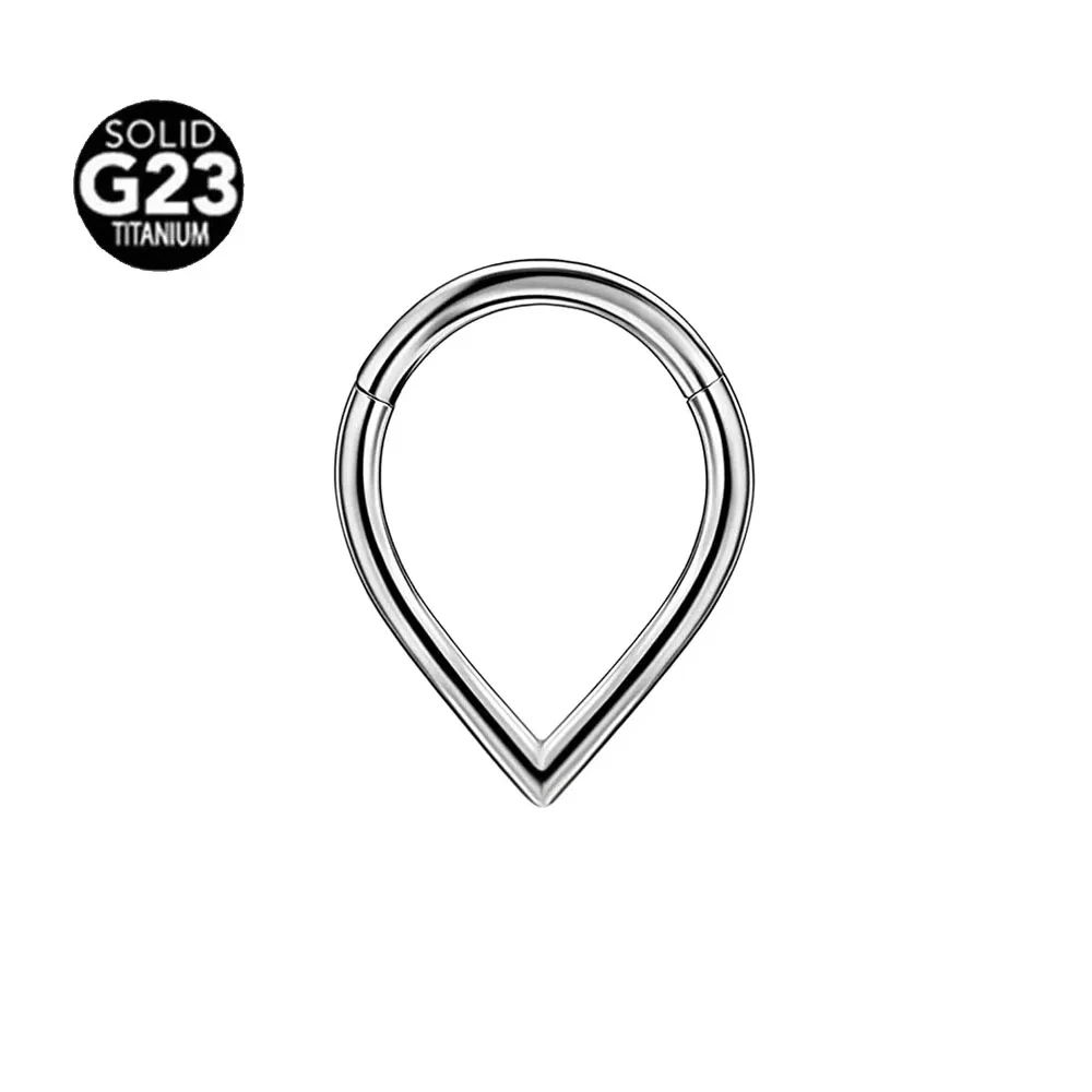 G23 Titanium Moon Septum Nose Ring