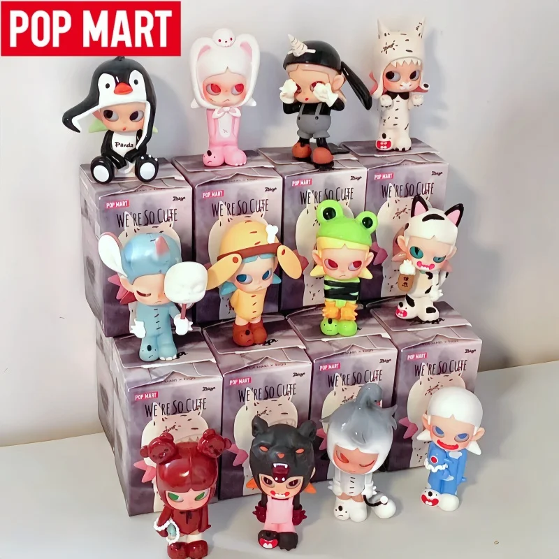 

Hot POP MART Zsiga Series We're So Cute Blind Box Mystery Box Cute Anime Figures Doll Collectible Model Toy Girls Birthday Gift