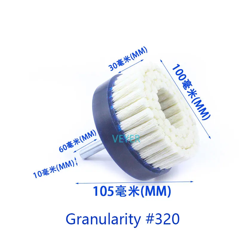 Super Ceramic Filament VEYER Brosse Perceuse Nettoyage Blanche White Cleaning Drill Brush Boormachine Borstel CNC Tool