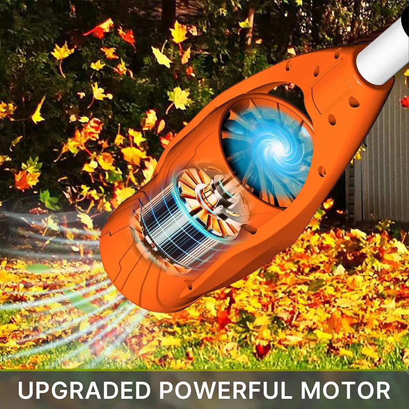 

Electric Leaf Blower Cordless, Battery Powered Leaf Blower for Lawn, Snow and Dust Blower