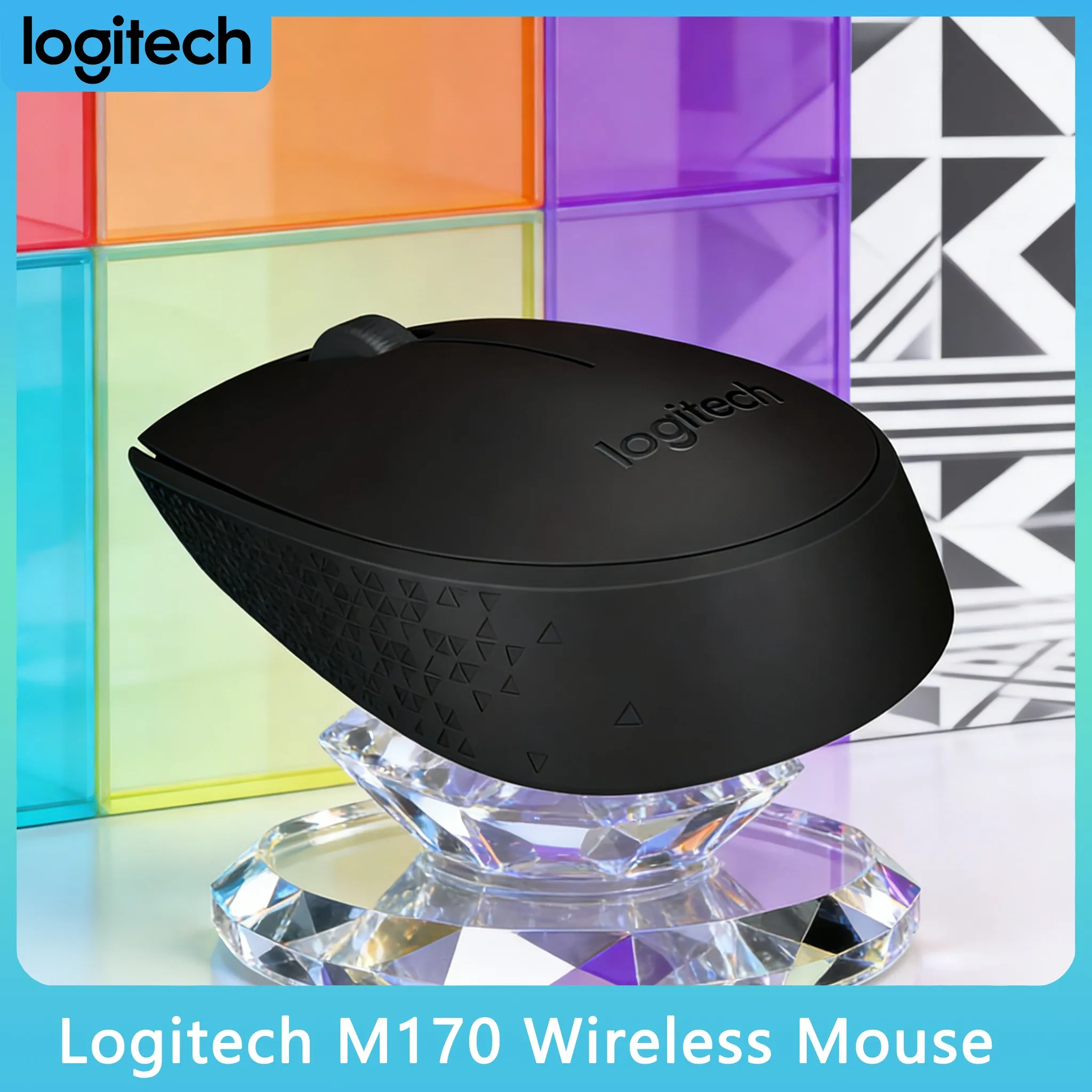 

M170 Wireless Mouse USB Plug and Play 10m Range Symmetrical Ergonomic Design