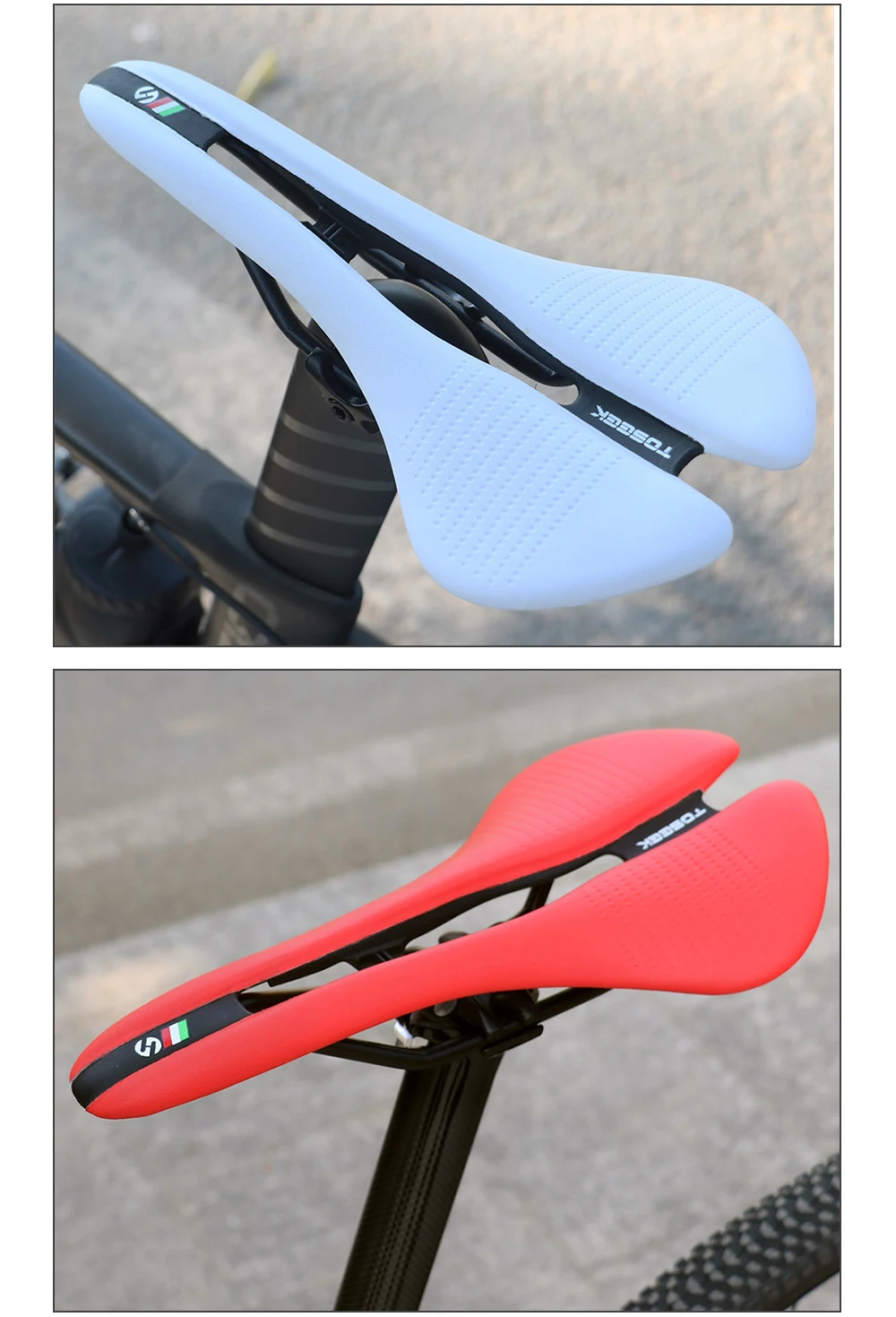 Fahrradsattel Ultraleicht MTB/Rennrad Sitzkissen Komfortabler Ergonomischer Fahrradsattel Langlebiges Zubehör für Straßen- und Gravel-Fahrräder – Detail 11