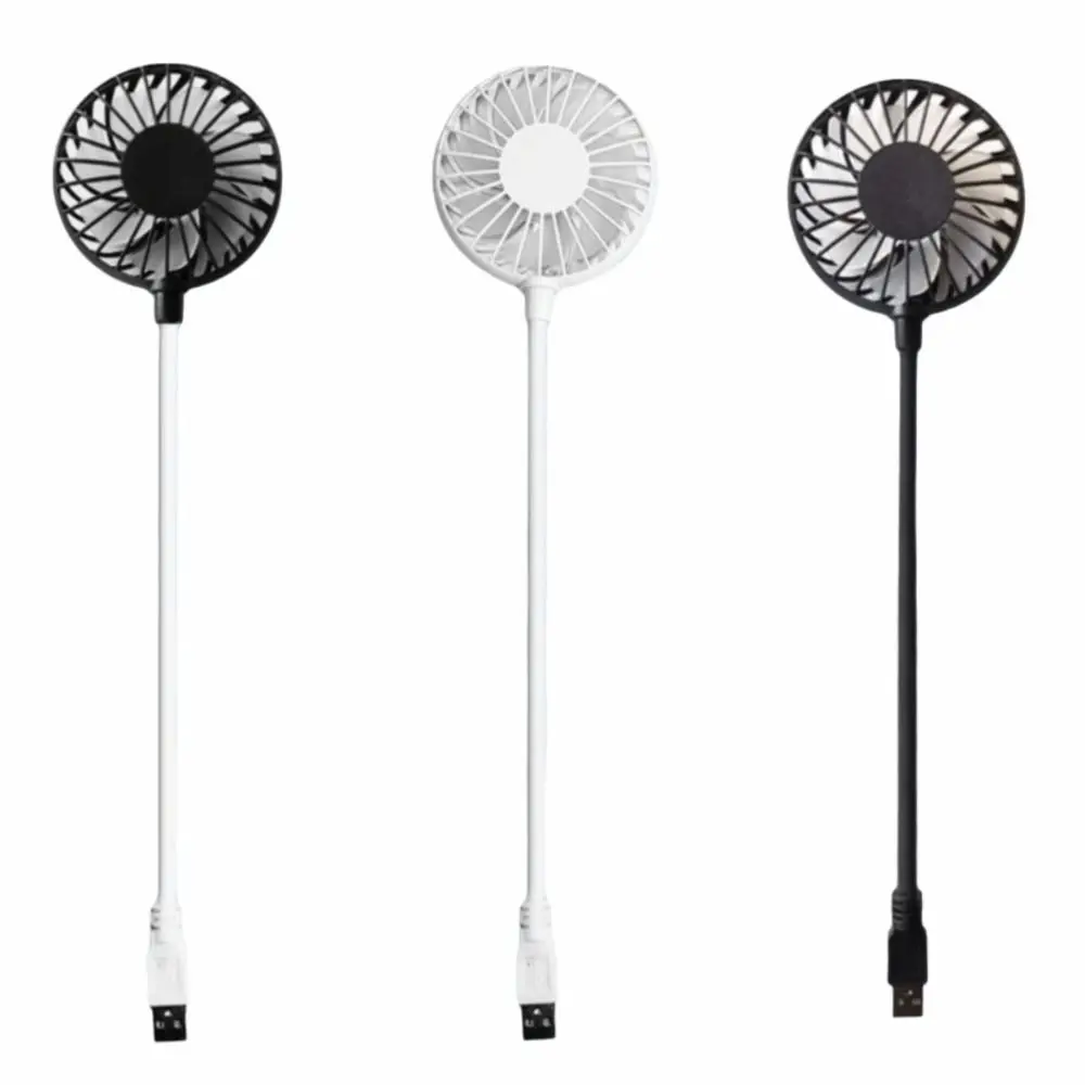 New Small Size USB Rechargeable Fan Mute Operation Plug and Play Mini USB Fan Creative Design Portable Fan Laptop PC