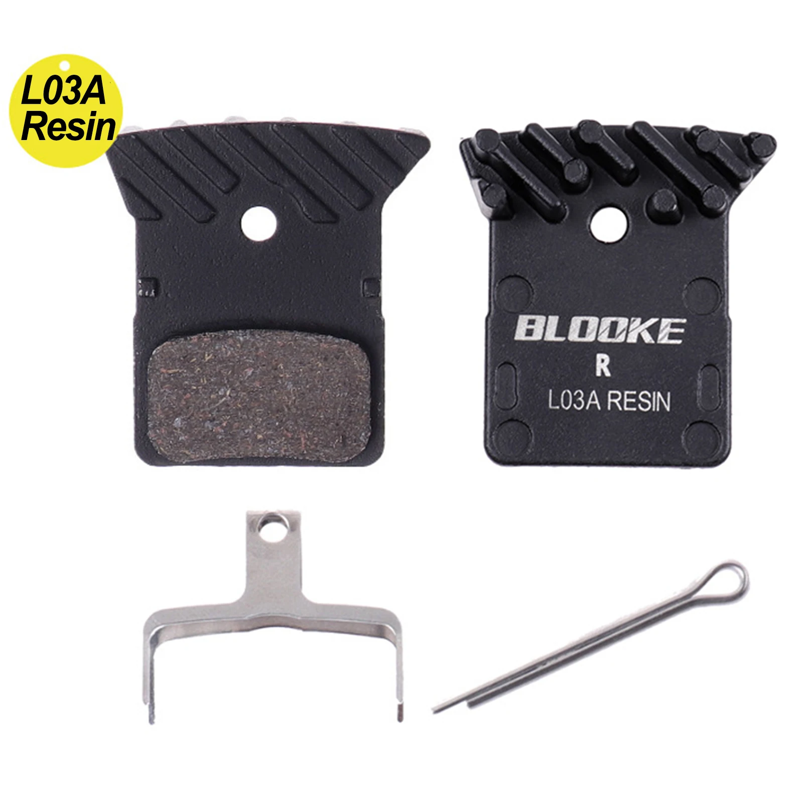 Disc Regulator Disc Brake Pads Narrow New 1 Pair 2-Piston 36.6x34mm Black For Shim Ano BR-R9170-F ICE Disc L05A Resin Brake Pads