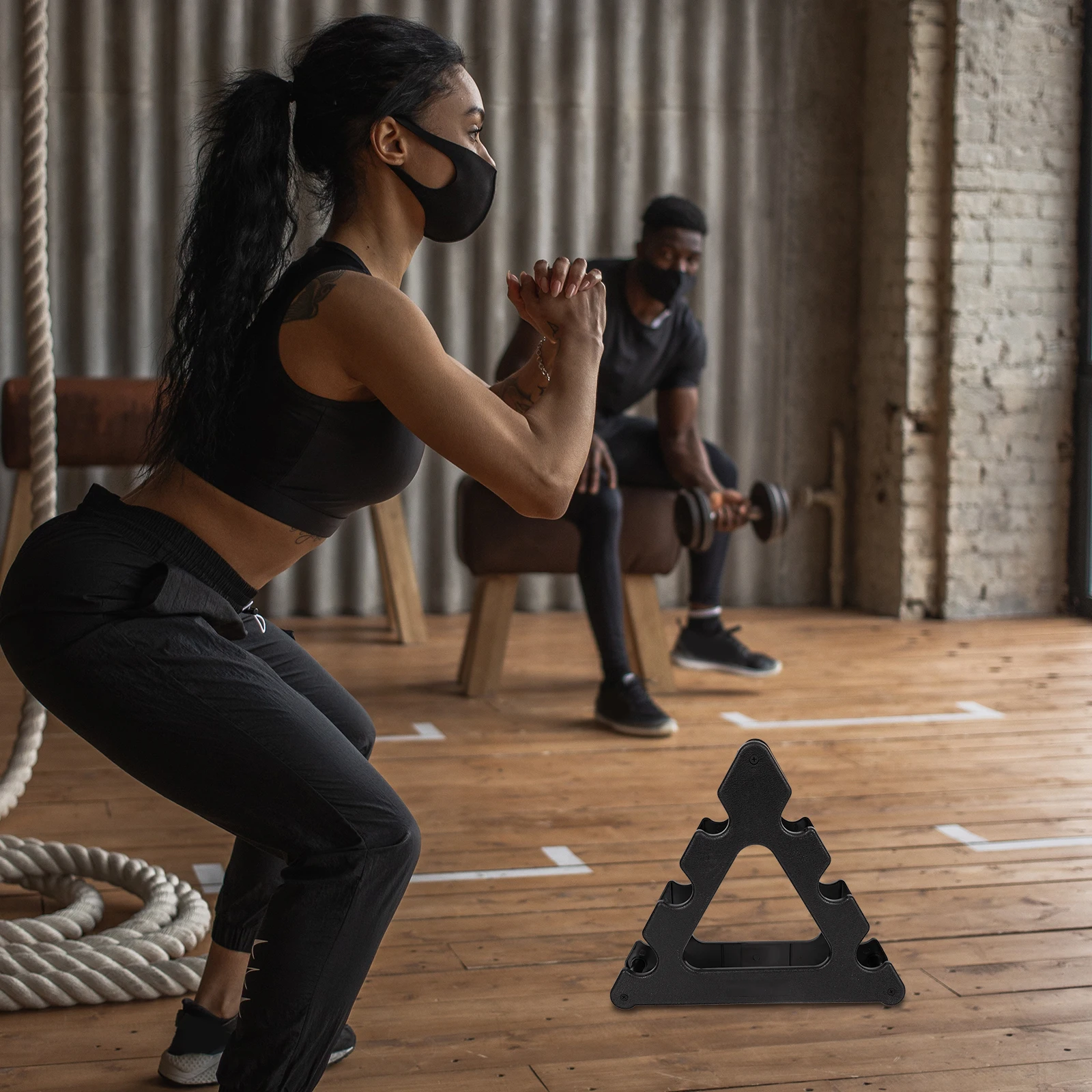 

Dumbbell Rack Plastic Professional Dumbbell Holder Home Fitness Weight Stand Weight Rack Dumbbells Storage Exercise Accessory