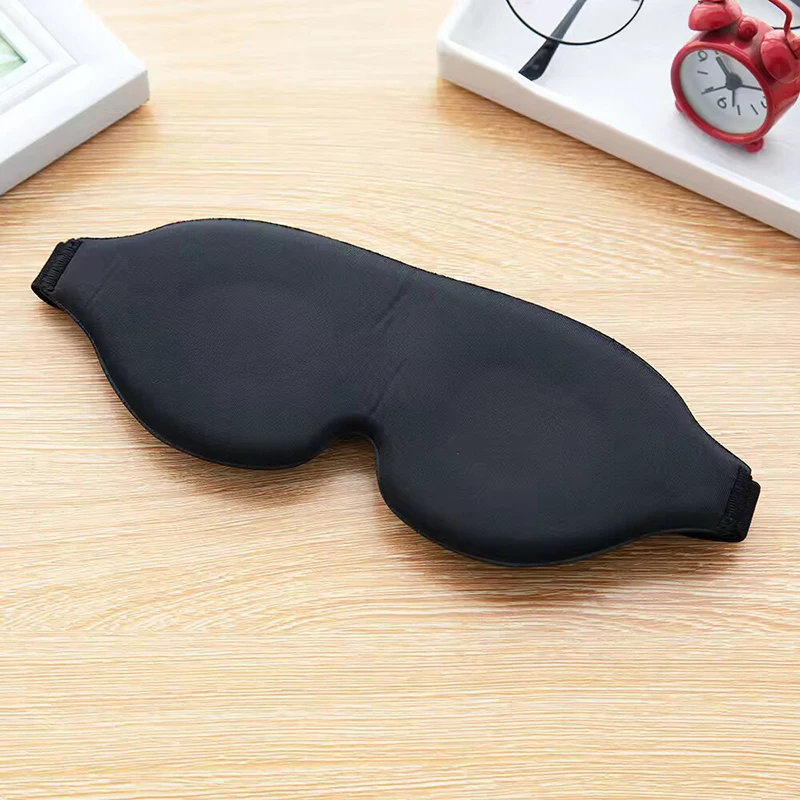 3D Sleeping Mask Block Out Light Sleep Mask For Eyes Soft Sleeping Aid Eye Mask for Travel Eyeshade Night Breathable Slaapmasker view 6