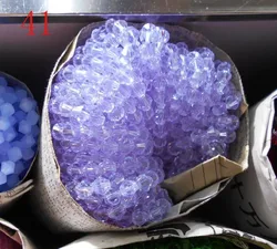 FLTMRH  Water Purple Color 110pcs 4mm Bicone Austria Crystal Beads charm Glass Beads Loose Spacer Bead for DIY Jewelry Making