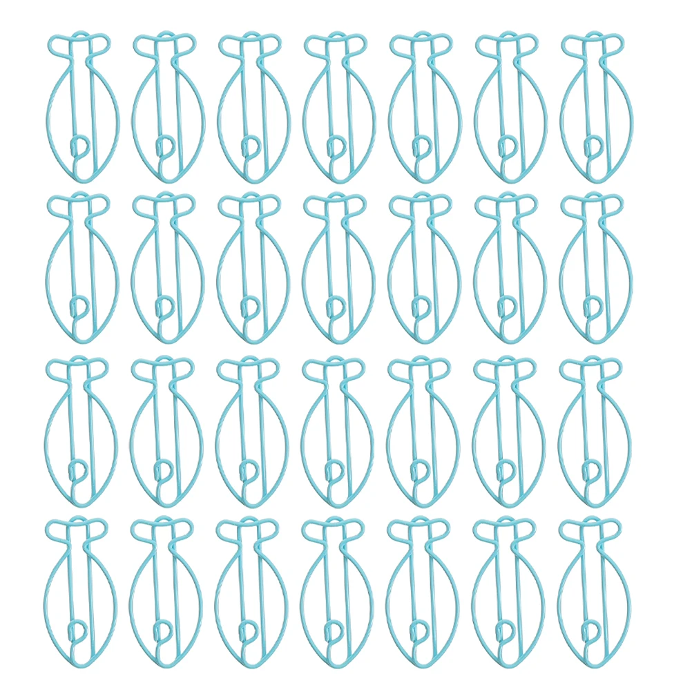 

60 Pcs Creative Paper Clip Clips Cute Animal Shaped Colored Paperclips Funny Metal Chip