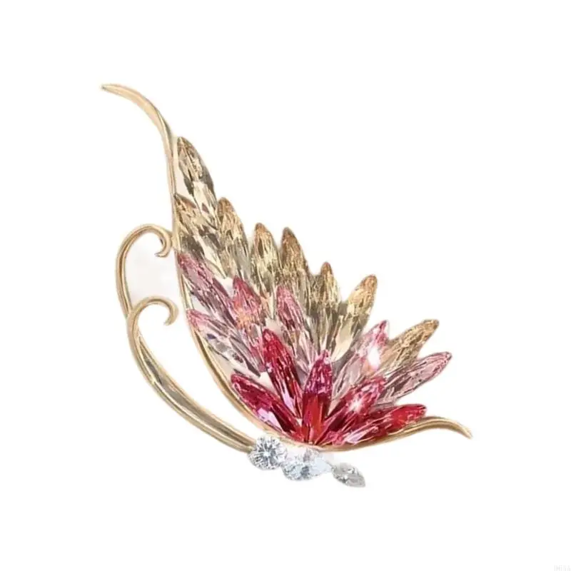 Blue Crystal Butterfly Brooch Versatile Fashion Jewelry For Daily Outfit Enhancement 964A