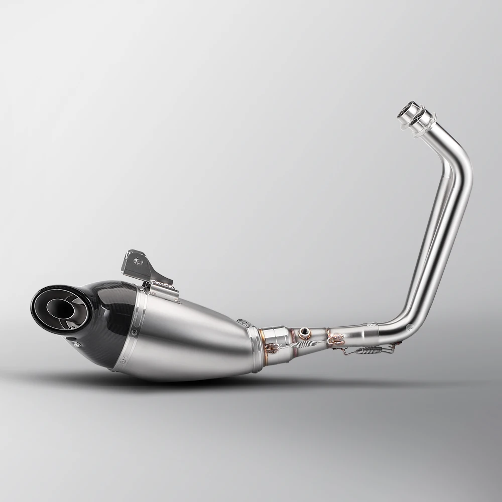 

ДЛЯ MT07 mt-07 2014-2023 мотоциклетный глушитель, выхлопная труба, глушитель выхлопа мотоцикла, полная система, обшивка