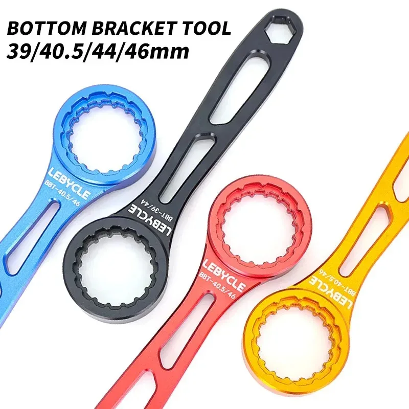 

LEBYCLE 4-в-1 алюминиевый инструмент для каретки 39/40,5/44/46 мм Многофункциональный ключ BB для ремонта шоссейных велосипедов MTB, обслуживание