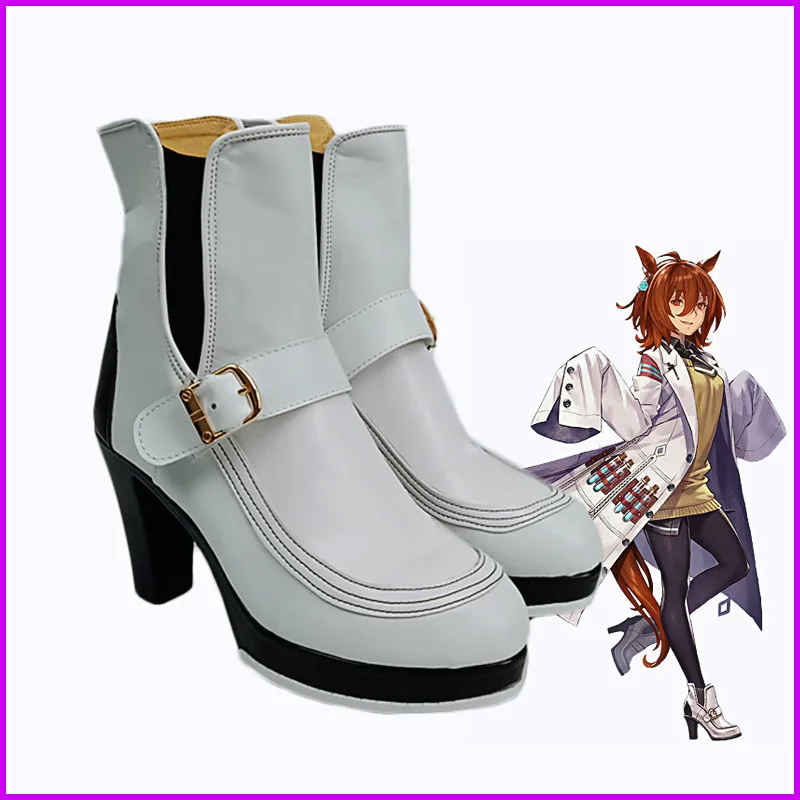 Jogo bonito derby agnes tachyon cosplay sapatos botas superluminal princesa para festa de halloween adulto feminino masculino