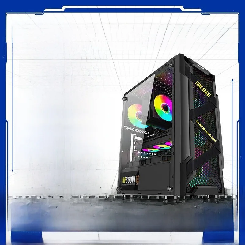 

Большой прозрачный настольный чехол ATX со стеклянной стороной для геймеров и Интернета Ces, настраиваемый Busin Sle