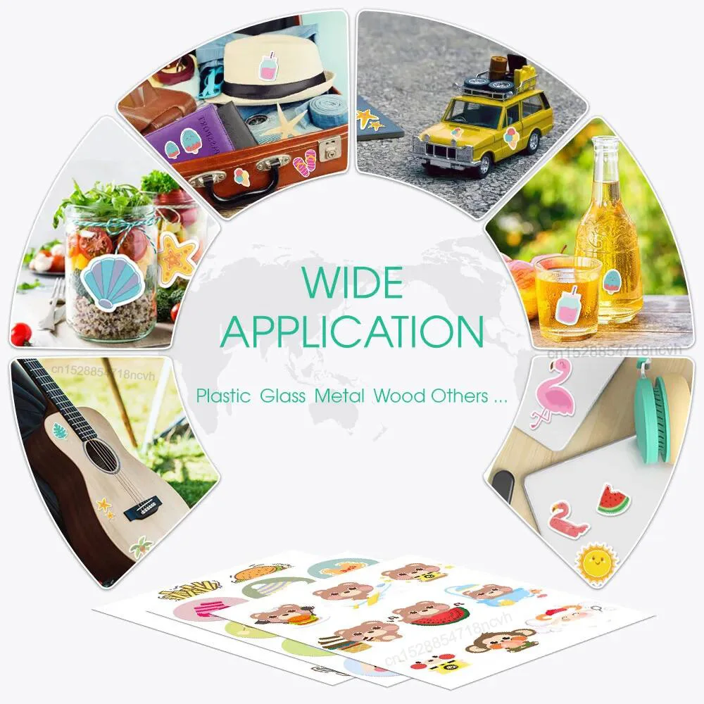 50 Vel Matte Printable Vinyl Sticker Papier Voor Inkjet Printer Waterdicht Self-Adhesiveprinting Papier A4 Matt Diy Label Sticker