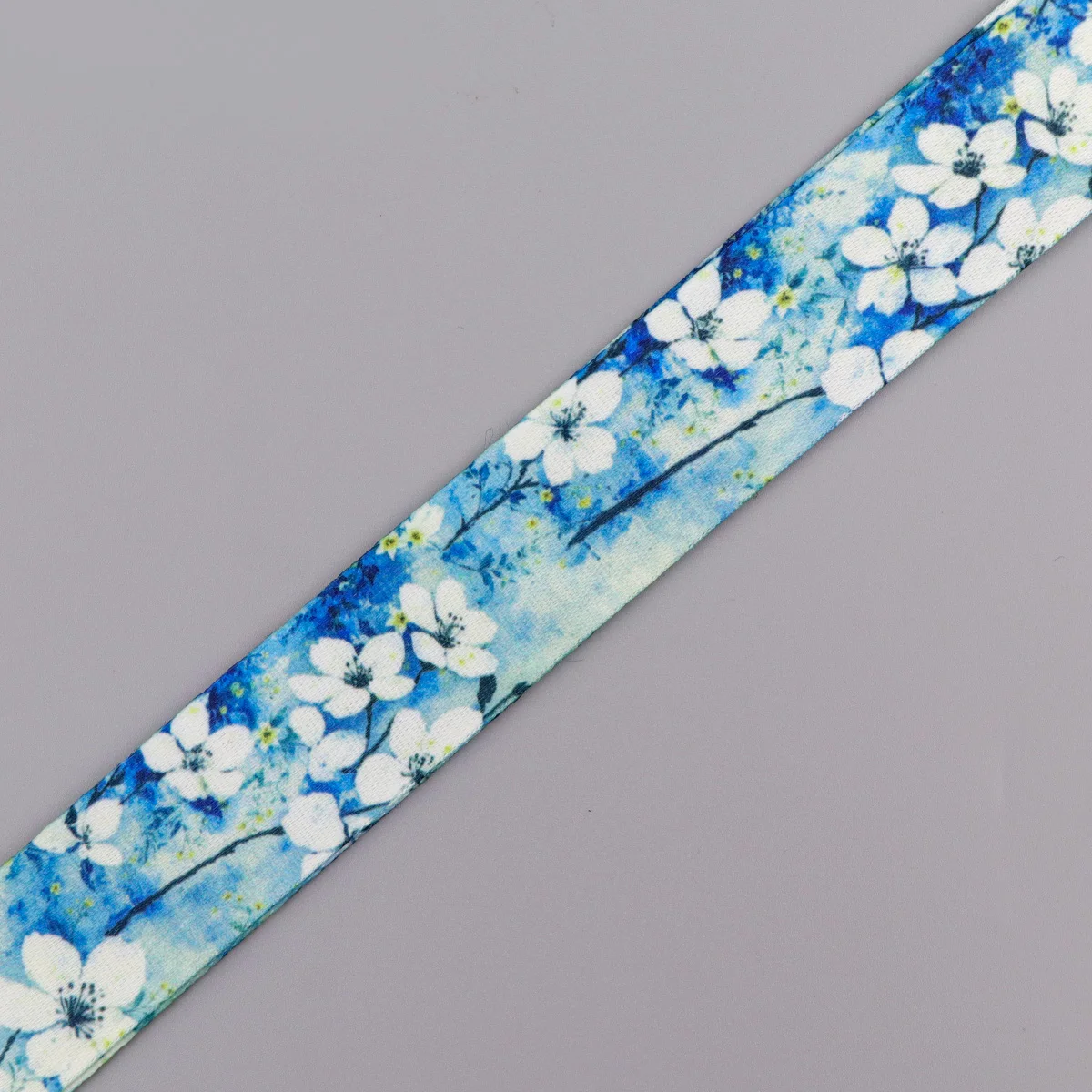 Spring Fresh Green Floral Strap Keychain Set Lanyard For Cars Motorcycles Key Anti-Lost Rope Fahion Accessories Gift for Friend