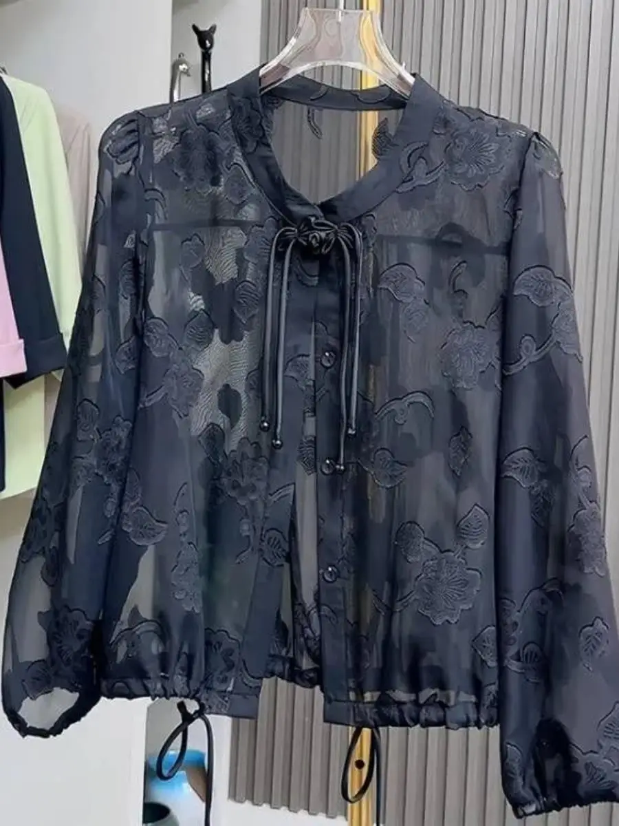 novo-conjunto-feminino-de-verao-estilo-chines-casaco-curto-manga-longa-algodao-fino-protecao-solar-tres-pecas-elegante