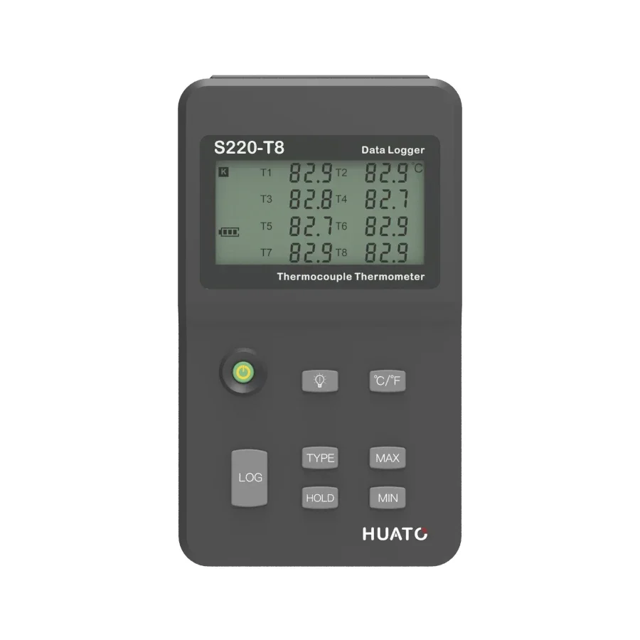 For  S220-T8 Multi 8 Channels Thermocouple Temperature Data Logger