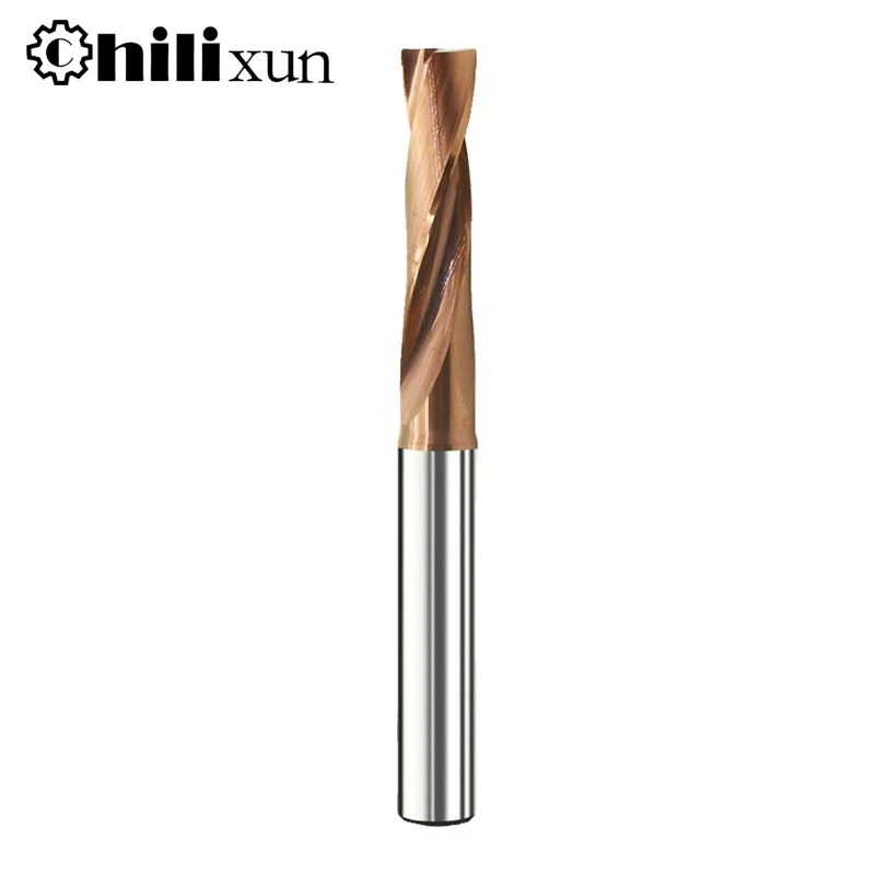 

Сверла с плоским дном промышленного класса с бронзовым покрытием, стандартная длина для металлообработки с ЧПУ, алюминий, латунь, режущие инструменты из мягкого металла