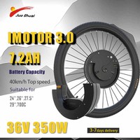 350W E Bike IMortor 3.0 Battery capacity 7.2AH Electric Bicycle Motor Kit Dropout 100mm 26 27.5 700C 28 29 TIRE LCD Display