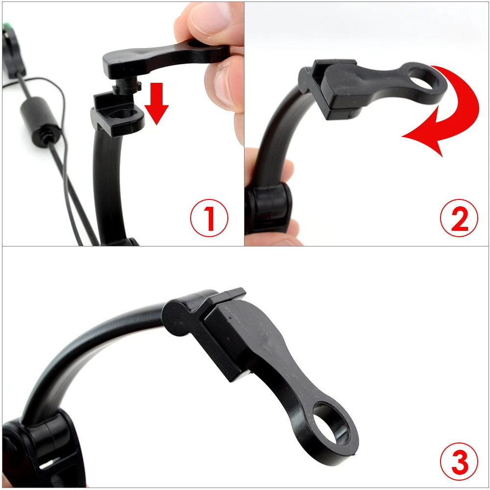 Hirisi B2011S Carp Fishing LED Swingers 4 Plastic Heads For Fishing Alarms Clear Bite Indicator Fishing Accessories Carp Anglers image 4