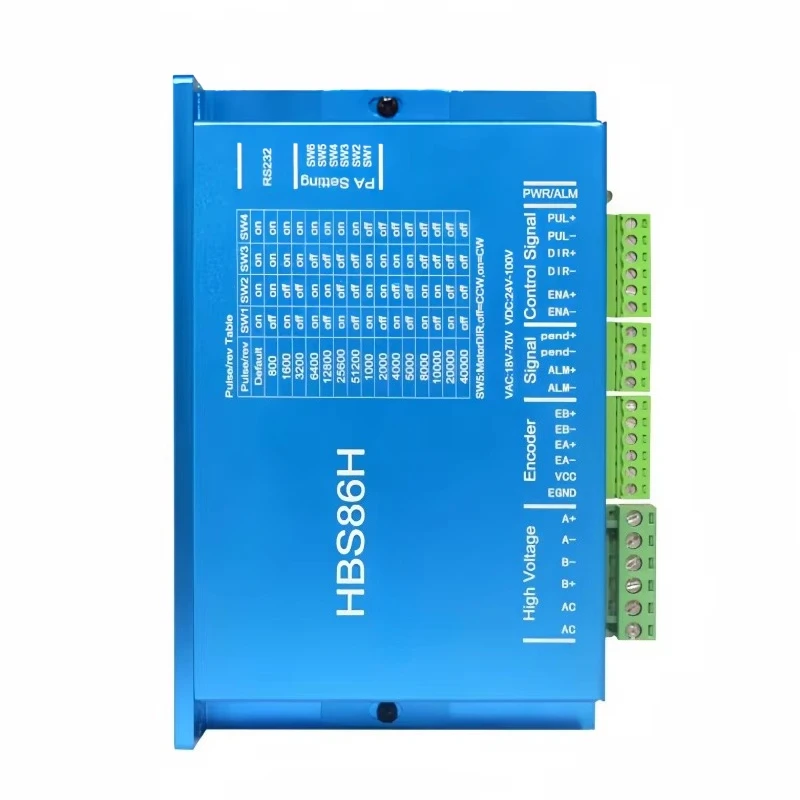 High Precision HBS86 Hybrid Closed-Loop Servo Stepper Motor Driver Competitive Price