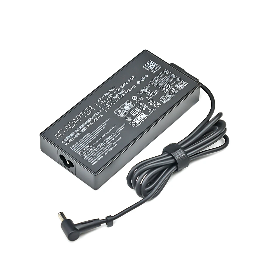 20V 7.5A 150W 6.0X3.7mm AC Laptop Power Adapter Charger For Asus TUF FX505D FX505DT FX505DU ROG Strix Scar III G531GD G531GT