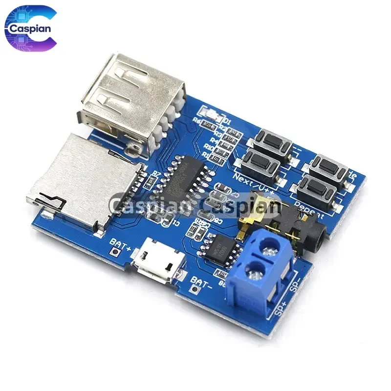 TF card U disk MP3 Format decoder board module amplifier decoding audio Player