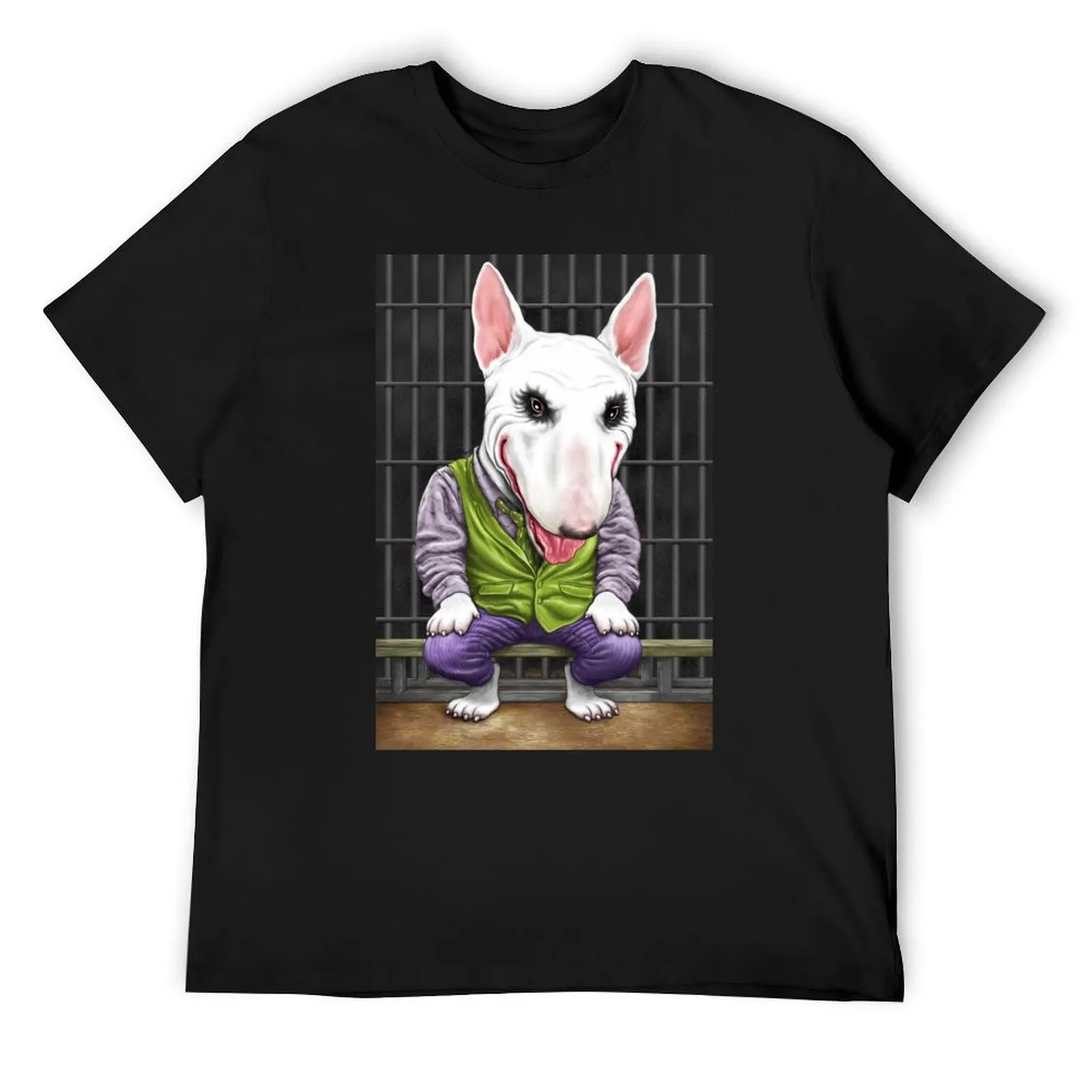 Maniac Bull Terrier T-Shirt oversized t shirt vintage customs design your own mens cotton t shirts