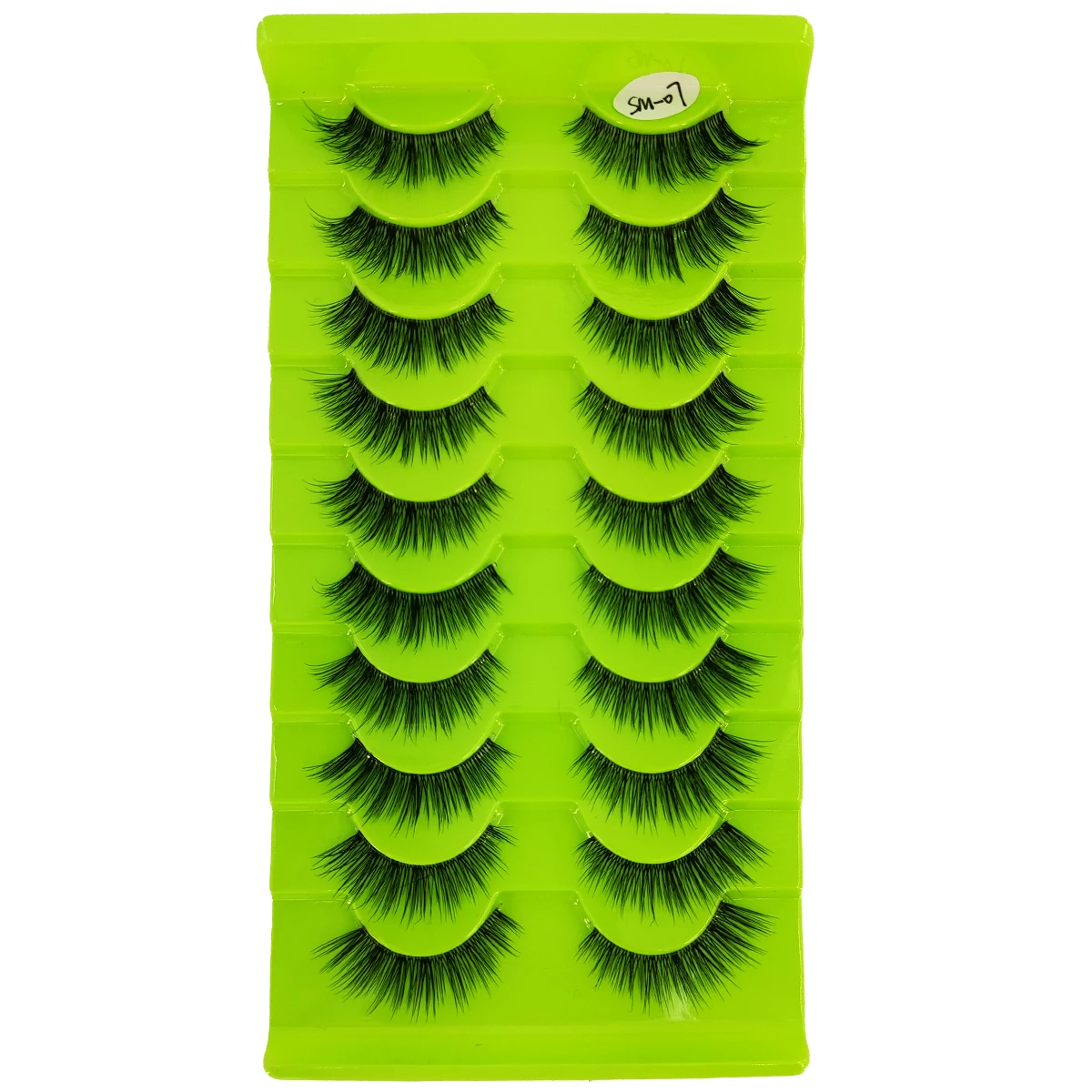 10 أزواج من رموش المنك الاصطناعية ثلاثية الأبعاد، مكياج عين القطة الناعمة بشكل طبيعي، نمط رقيق مناسب للرموش الناعمة والرقيقة النسائية #4