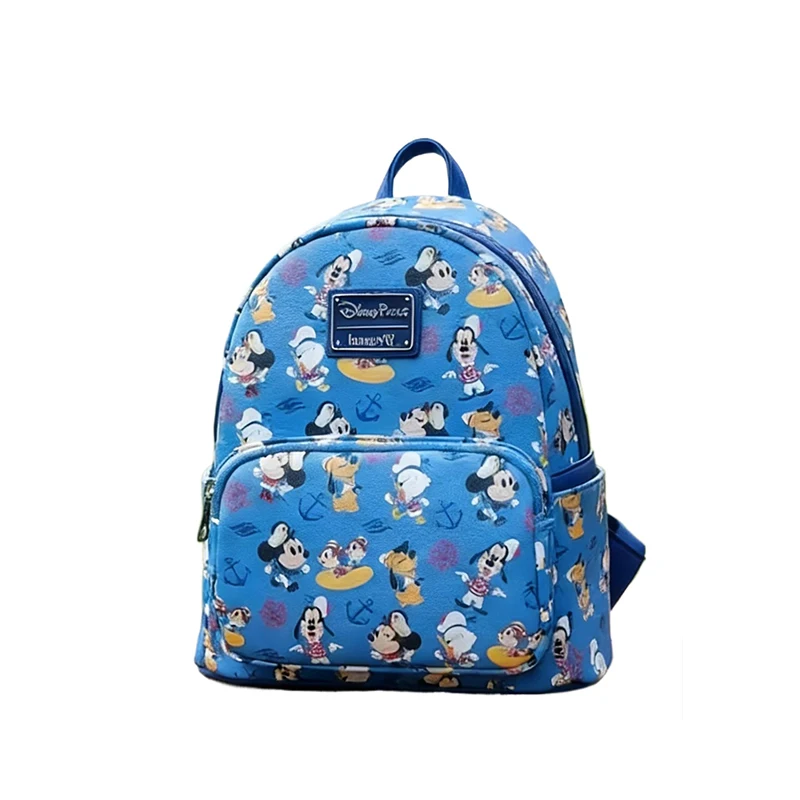 

Популярный рюкзак Disney Loungefly с принтом Микки Мауса, синий, модный, подарок на день рождения для детей