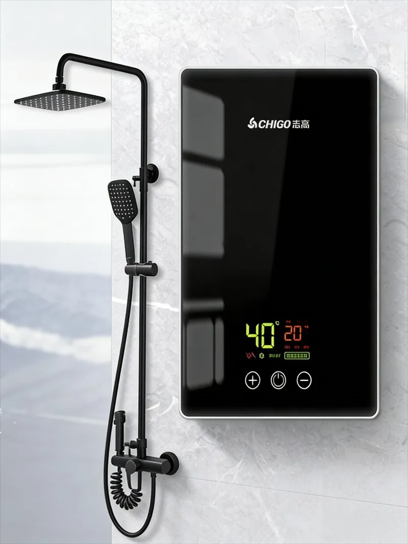 Chigo instant electric water heater 5500W ultra-thin small kitchen treasure constant temperature