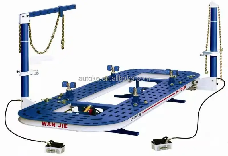 Automatic Workshop Girder Calibrator Auto Body Collision Frame Repair Machine Car Repair Straighten Bench Vehicle Equipment