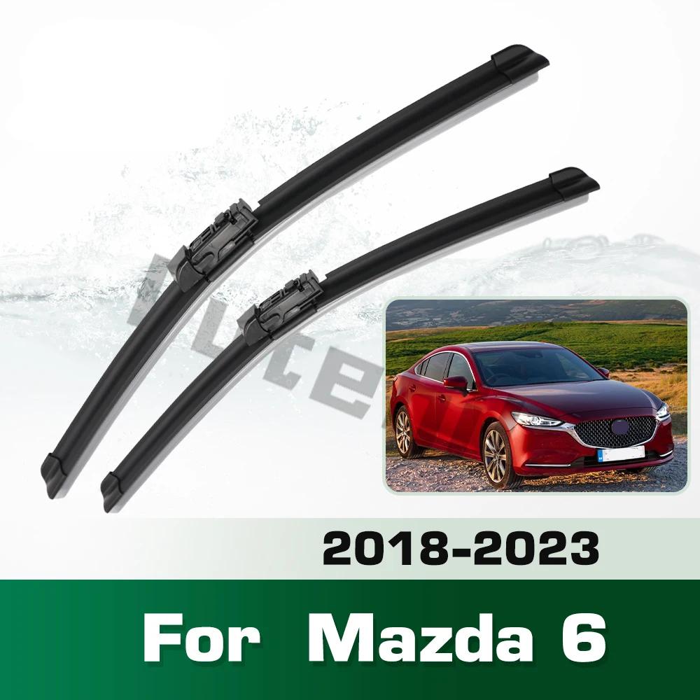 Wischer lhd Front wischer blätter für Mazda 6 Mazda-Windschutz scheibe Windschutz scheibe sauberes Fenster Auto Regen bürsten 24 "18"