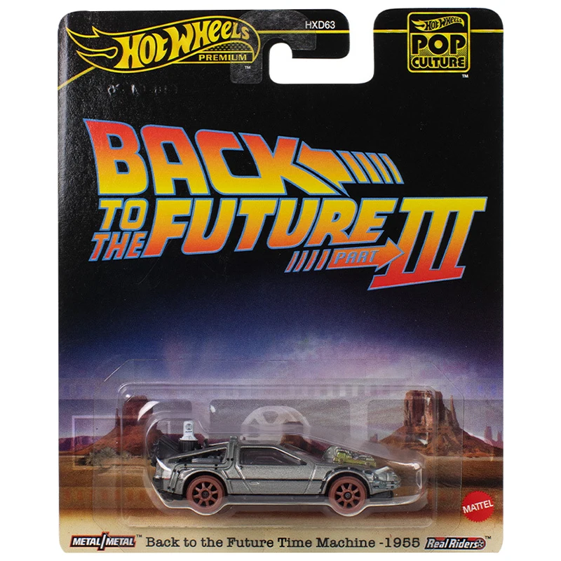 Hot Wheels Gold Back To The Future HXD63 Fun Culture Alloy Model Car Collection Gift
