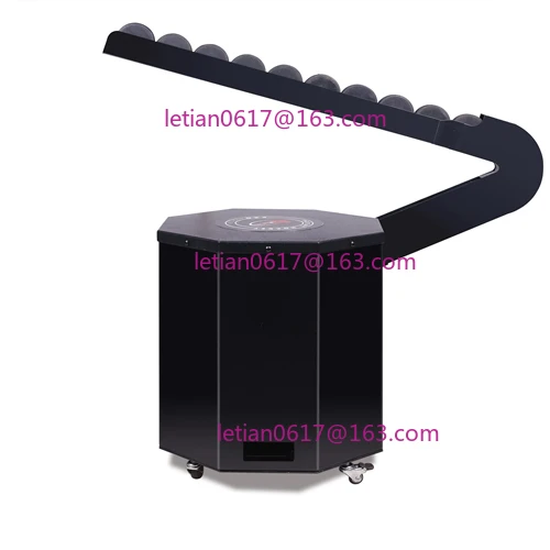 

Automatic Ice Hockey Puck Passer with Adjustable Force, Angle and Auto-Loading Feature