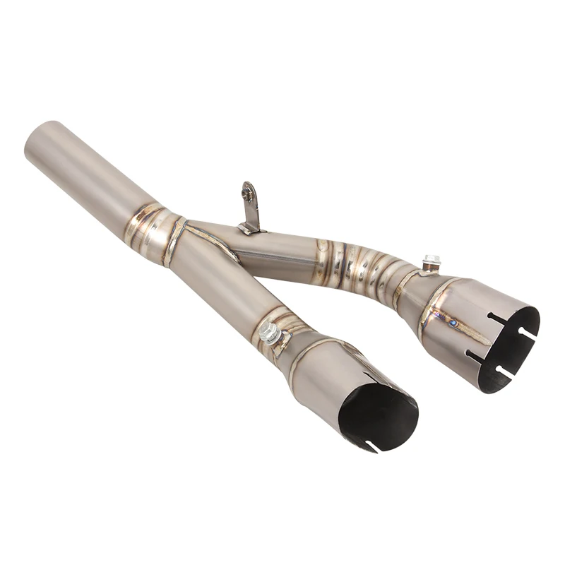 Sistem Knalpot Motor Escape Moto Mid Link Pipe Dengan DB Killer Titanium Alloy Untuk BMW S1000RR 2019-2025 S1000R 2021-2025