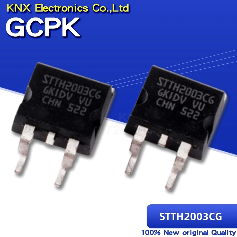 10 piezas STTH2003CG TO-263 STTH2003 TO263 nuevo original