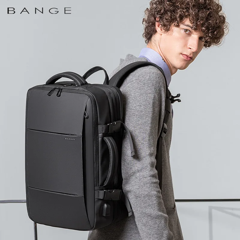 BANGE Men\'s Business Backpack Travel Outdoor College Student backpack Large Capacity Backpack