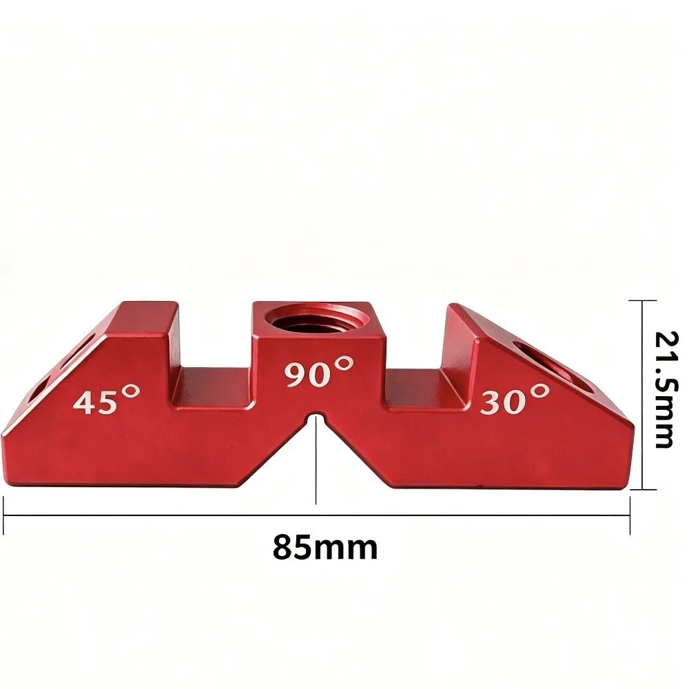 Multi-functional Drill Guide Jig Multi Angle Replaceable Bushings Hole Positioner Locator 30/45/90° Vertical Oblique
