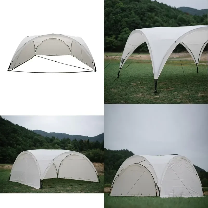 Oversized Canopy for Camping Sunshade and Rain Shelter Pergola Durable Tarp for Outdoor Activities