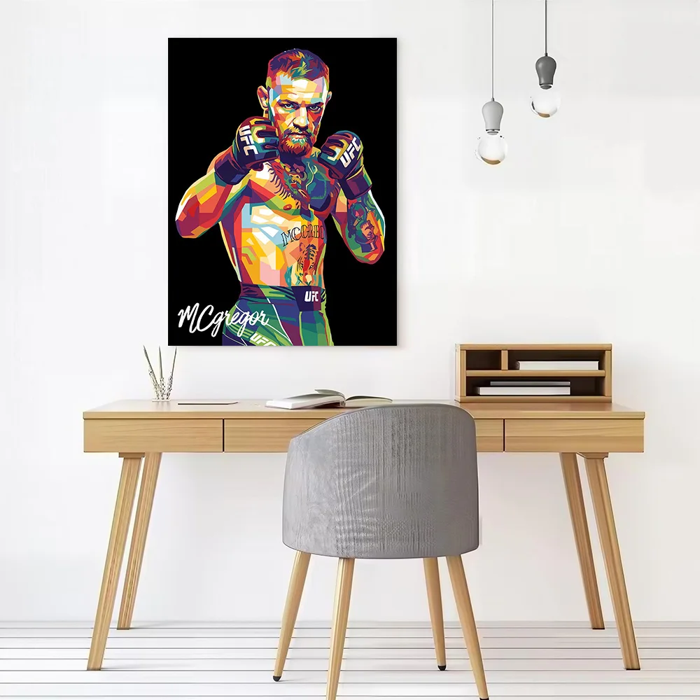 Conor McGregor Pop Art Portrait Canvas Poster Customizable Pictures Wall Art Canvas Painting for Wand Deko Interior Decoration