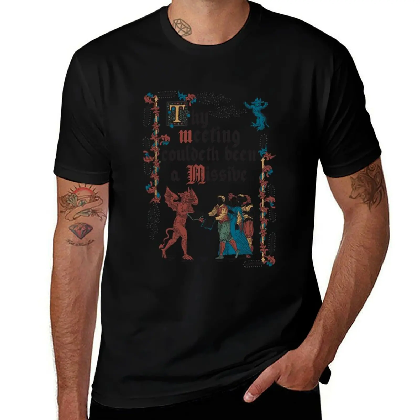 Copy of Could Have been an Email Medieval Style - funny retro vintage English history T-Shirt