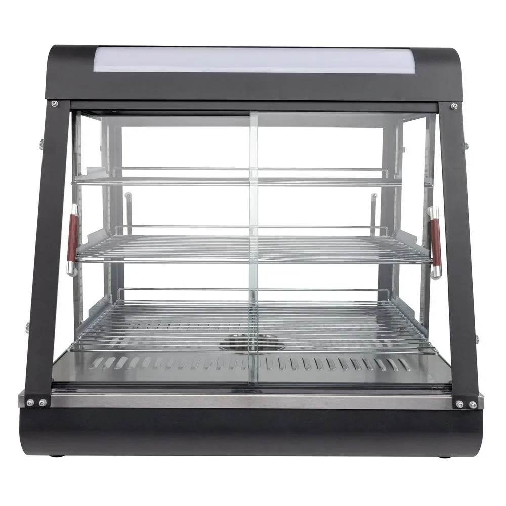 3단 상업용 음식 보온 디스플레이 카운터탑 피자 가열 캐비닛 케이스 1200W