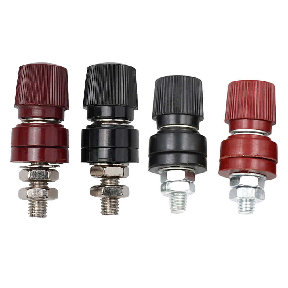 Binding Terminal For Battery Contactors Color ,Red Audio Binding Post Contact Easy Tighten And Assemble Binding