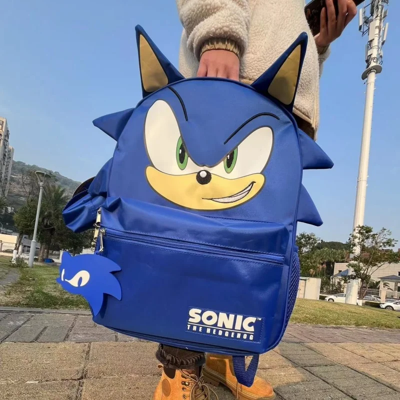 Soinc Cartoon Student Backpack Size Large Capacity Boys and Girls Schoolbag 2in1 Cartoon Anime Bag Christmas Gift