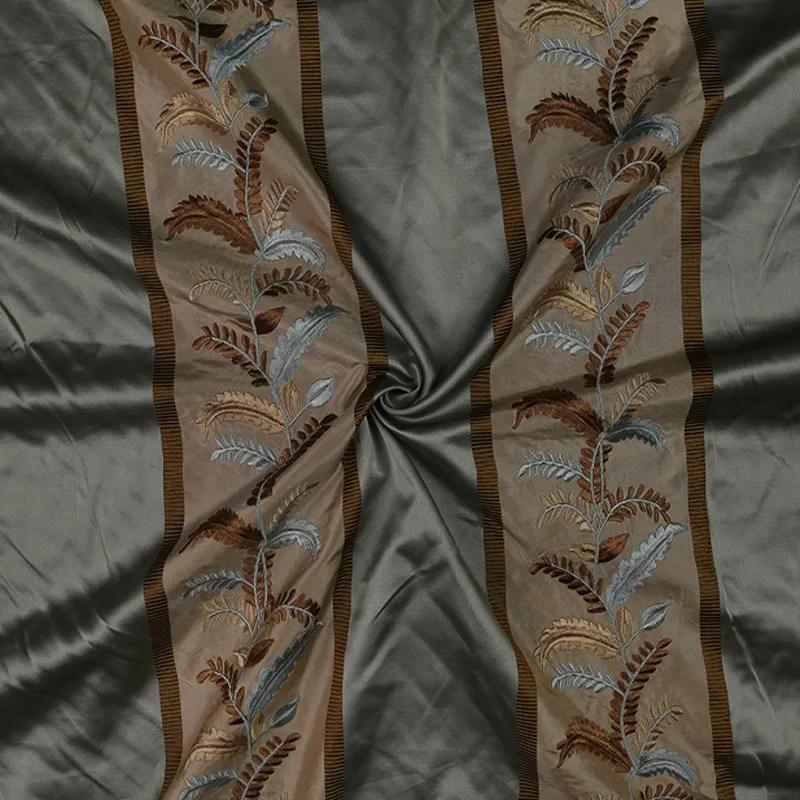 Embroidered jacquard double fabric silk real traditional pattern Chinese cheongsam clothing 2