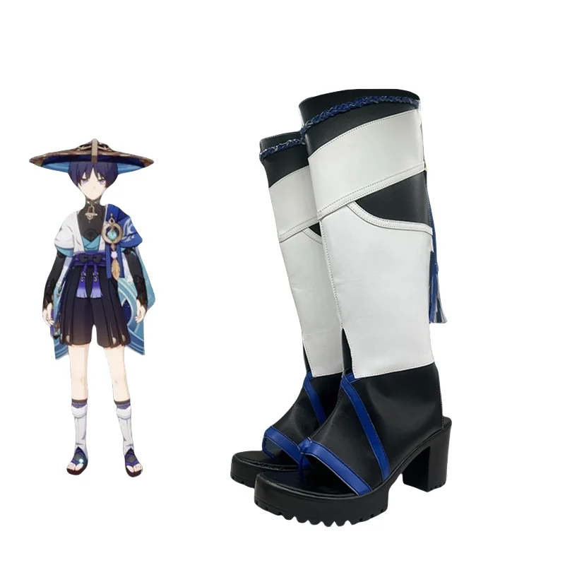 Balladeer Cosplay Anime Game Wanderer Boots Shoes