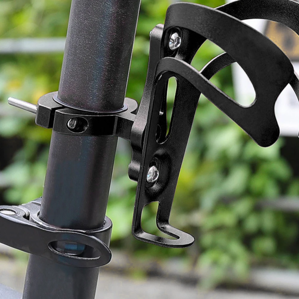 

Bike Bottle Cage Adapter Premium Aluminum Alloy Dual Screw For Seatpost Handlebar Road Bike Cycling Water